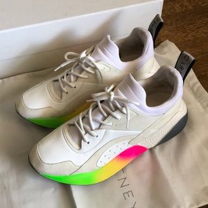 stella mccartney eclypse rainbow sneakers